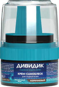 Крем Дивидик самоблеск в пластиковой банке с намазком 55мл, коричневый 46 00104 02891 5 Т Арнест (48