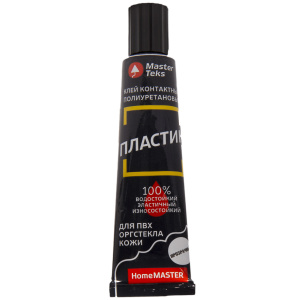 Клей контактный полиуретановый MasterTeks HomeMaster пластик 40 мл прозрачный 9753183