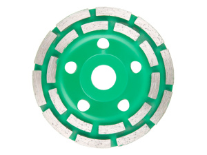 Алмазная чашка 125мм бетон двурядная ВОЛАТ, 89040-125