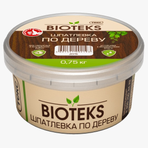 Шпатлевка по дереву BIOTEKS/ПРОФИ бук 0,75кг (16шт) ТЕКС 700001379