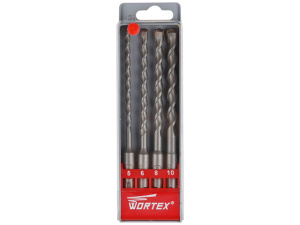 Набор буров (сверл) SDS-plus 4 шт. WORTEX WHDS5010C10427