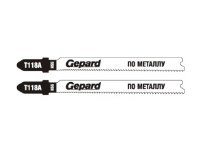 Пилка лобз. по металлу T118А (2 шт.) GEPARD GP0612-01