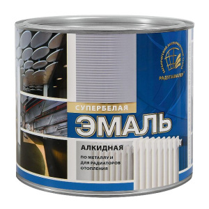 Эмаль для радиаторов отопления белая 1,9кг (Радуга) (6)