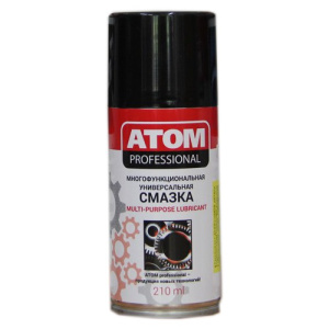Смазка универс.многофункциональная. АТОМ pro. Аэрозоль 210мл(12 шт) 00000000008