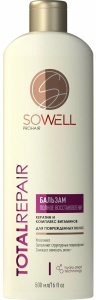 Восстанавливающий бальзам для поврежденных, секущихся волос 