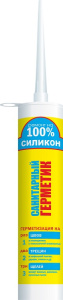 Герметик силиконовый санитарн,бесцветный, 260мл. S (24) Ремонт на 100% RSTDE26060/H1621
