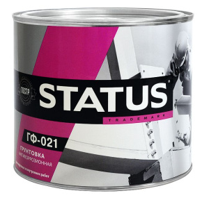 Грунт ГФ-021 STATUS красно-коричневая 1,8 кг (Радуга) (6)