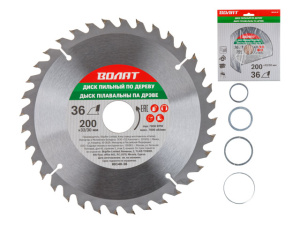 Диск пильный 200х32/30 мм 36 зуб. по дереву ВОЛАТ, 88140-36