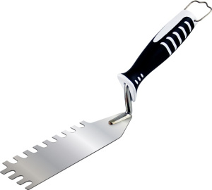 Кельма DECOR зубчатая,зуб 6*10*6 мм, толщина 1,2 мм (60шт/180шт) 988-6661 Намерение