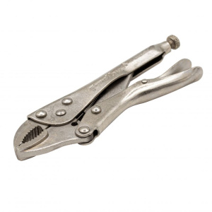 Зажим с фиксатором 180мм изогнутые губки ВОЛАТ 23100-18