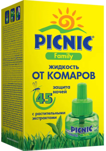 Picnic Family - жидкость от комаров 45 ночей (30мл) (12) 46 00104 02309 5 К Арнест (12)