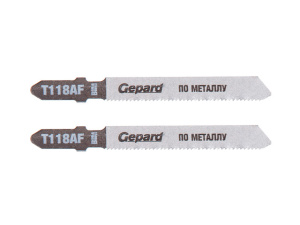 Пилка лобз. по металлу T118AF (2 шт.) GEPARD GP0615-18