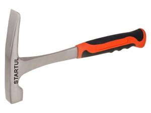 Молоток каменщика 600г широкий цельноков. STARTUL 
