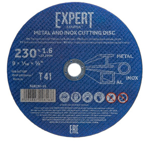 Круг отрезной 230х1.6x22.2 мм для металла и нерж. стали EXPERT STARTUL SE8230-16