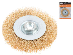 Щетка дисковая гофр.100мм/M14 GEPARD (GP0892-100) 