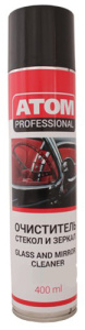 Очиститель стекол и зеркал АТОМ pro.Аэрозоль 400мл(12 шт) 00000000322