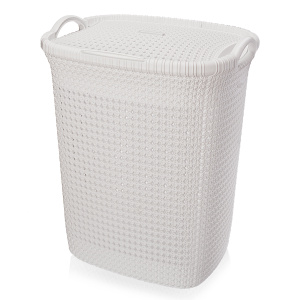 Корзина для белья  Paola  55 л (белый) арт. 426 (5шт)