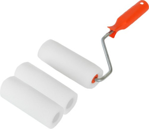 Валик 180 мм, поролон с 2-мя запасными шубками, 