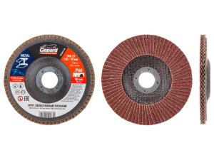 Круг лепестковый 125х22мм P100 плоск. GEPARD GP5016-100