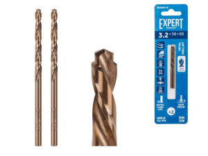Сверло по металлу ц/х 3.2х36х65 мм HSS-Co, комплект из 2-х шт EXPERT STARTUL SE8300-32