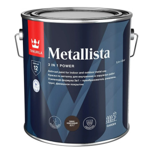 Краска по ржавчине METALLISTA коричн./темно-коричн. гл 2,3л (6шт) 700014090
