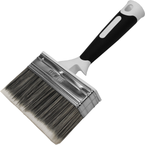 Кисть DECOR универсальная PREMIUM 120х25 мм, серебристый ворс, 2К ручка(46 шт/92шт) 860-125 Намерение