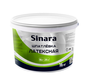 Sinara Шпатлевка латексная финишная, 16кг SP 082 Спектр Плюс