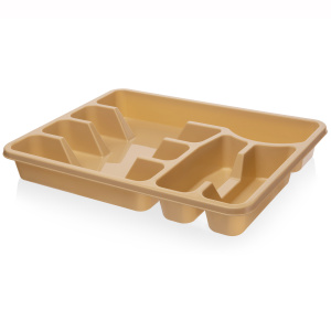 Лоток для столовых приборов большой 30х38см (бежевый) арт. 088 (24шт)