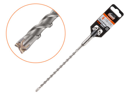 6х150х210 мм бур (сверло) SDS-plus QUADRO-X GEPARD, GP1206-210