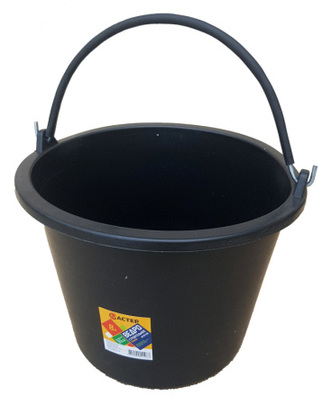 Ведро строит. ПЛАСТиКО круглое Flexible 8л резинопластик обрезин. ручка 2686