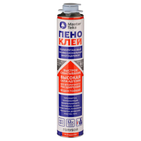 Пено-клей полиуретановый профессиональный MasterTeks ProfiMaster многоцелевой 9413136