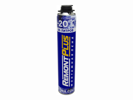 Пена профессиональная REMONT PLUS 65 EXTRA COLD PRO зимняя 9412843