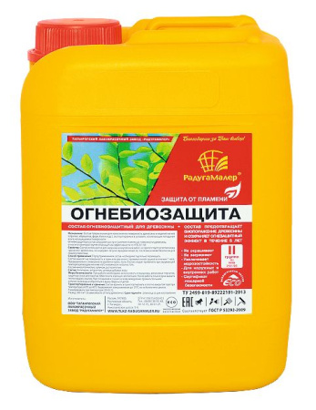 Состав огнебиозащитный бесцветный 2 категории 5л (Радуга) (1)